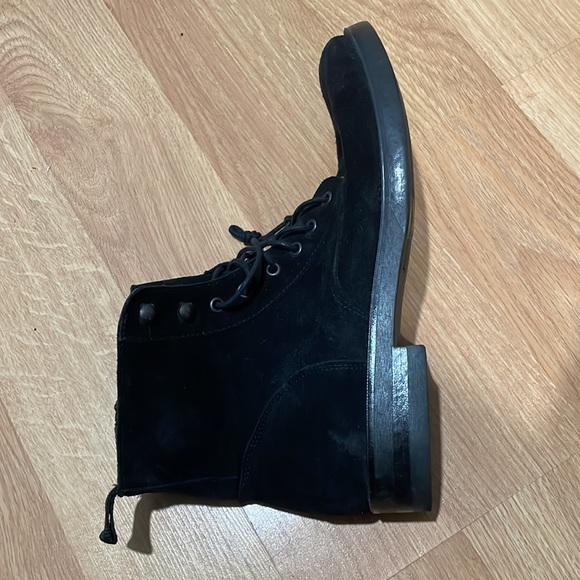 Boemos Italian Suede Leather Lace Up Boots - Picture 4 of 5
